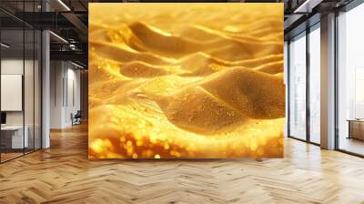 Golden sand pattern wallpaper Wall mural