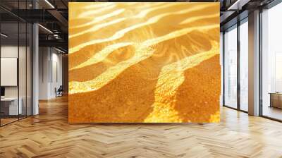 Golden sand pattern wallpaper Wall mural