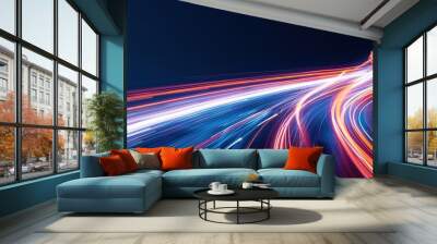 light trail pattern wallpaper Wall mural