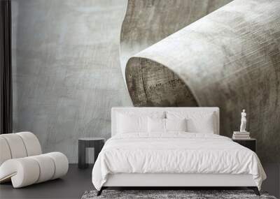 Plain gray wallpaper Wall mural