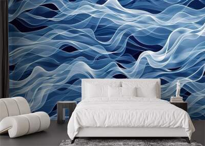 River pattern seamless wallpaper Wall mural