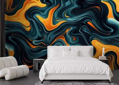 River pattern seamless wallpaper Wall mural