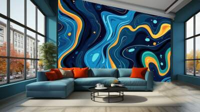 River pattern seamless wallpaper Wall mural