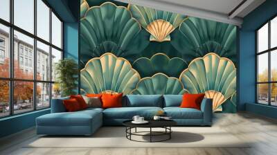 Shell pattern wallpaper Wall mural