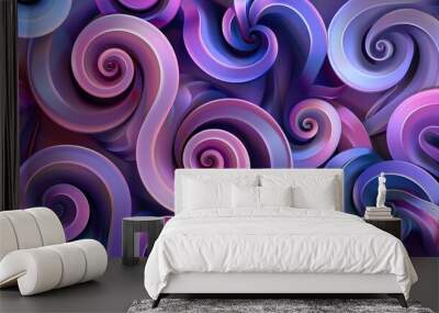 Spiral pattern wallpaper Wall mural