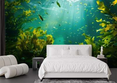 Underwater sea  Wall mural