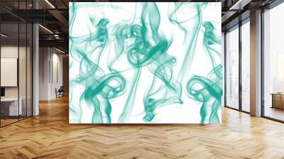 Abstract smoke effect wallpaper background and Colorful smoke effect Wall mural