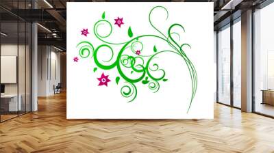 floral design Wall mural