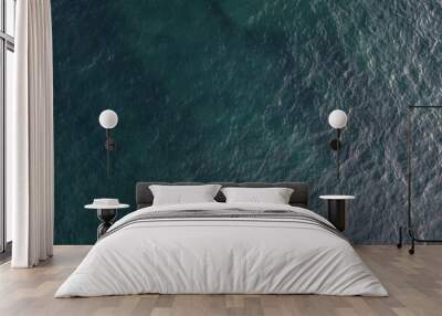 Abstract green sea water background Wall mural