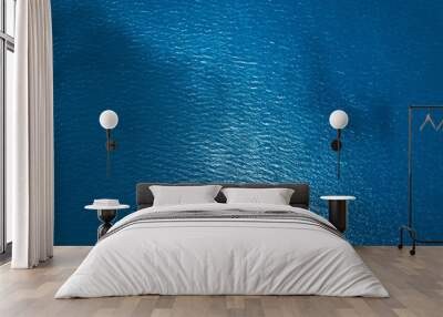 Blue sea water texture Wall mural