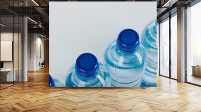 Close up of plastic bottles Wall mural