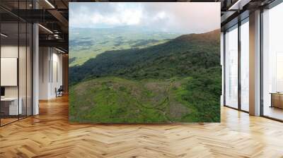 Mombacho volcano trail with view on Granada Wall mural