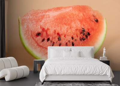 One juicy watermelon slice Wall mural