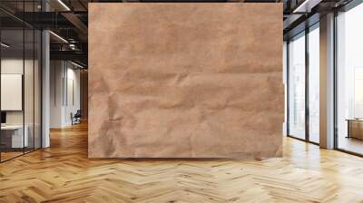 Wrinkled recycle paper texture Wall mural