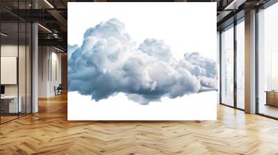 Big cloud isolated on transparent background Wall mural