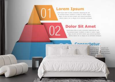 Pyramid Wall mural