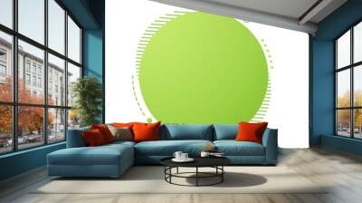 Three abstract circle gradient banners for your text Wall mural