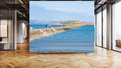 Cramond Foreshore Promenade Edinburgh Scotland Landscape Panorama  Wall mural