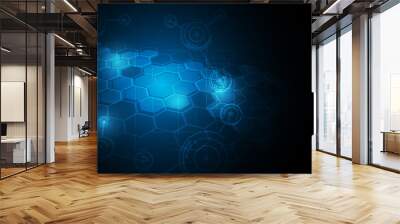 abstract background technology digital innovation pattern design concept Wall mural