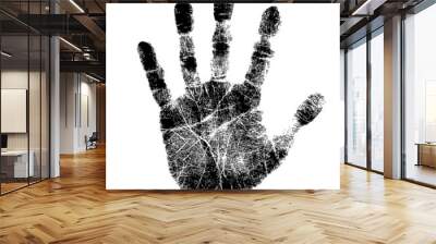 hand print Wall mural