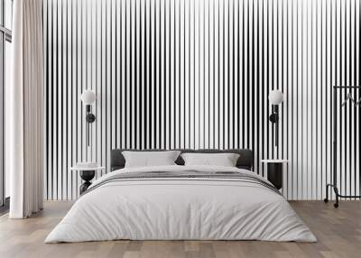 Dark, black grayscale horizontal and vertical fade gradient lines, stripes geometric background, backdrop Wall mural