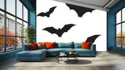 halloween bat and bats Wall mural