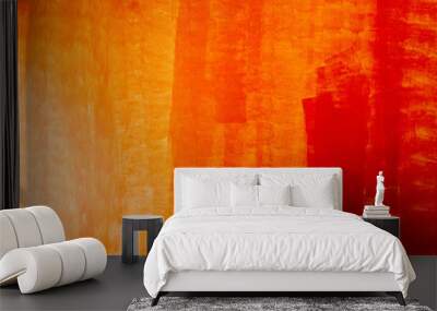 abstract orange background Wall mural