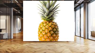 a pineapple on a transparent background Wall mural