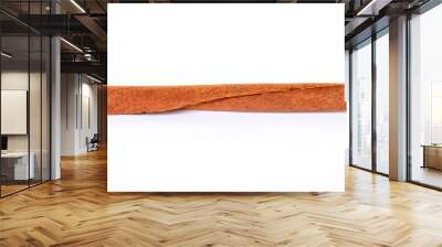 Cinnamon stick isolated on white background Wall mural