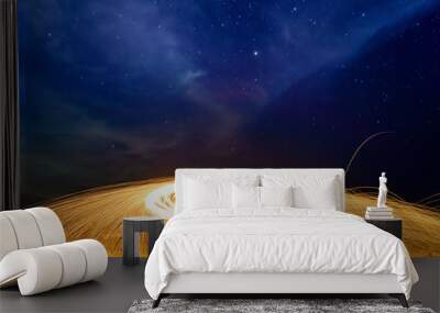 fire cast Wall mural