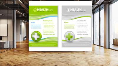 Health care document templates Wall mural