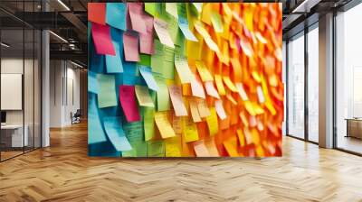 Vibrant Geometric Abstract Pattern Mosaic Texture Wall mural