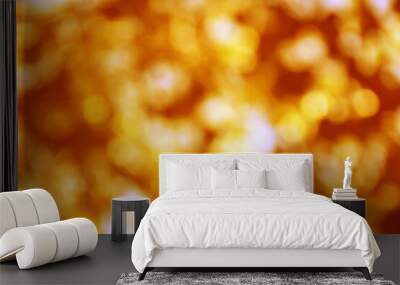 Beautiful blurry orange abstract wallpaper. Wall mural