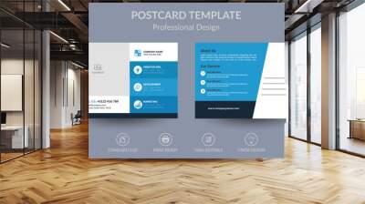 Creative corporate business Modern postcard EDDM design template Wall mural