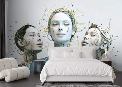 Intelligence Artificielle Wall mural