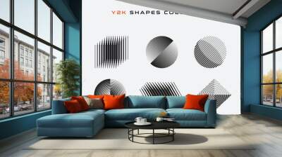 Futuristic geometric shapes set. Eps10 vector.	
 Wall mural