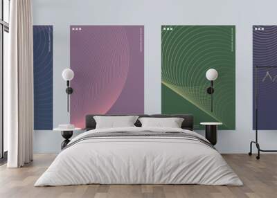 Minimal geometric posters set. Eps10 vector.
 Wall mural