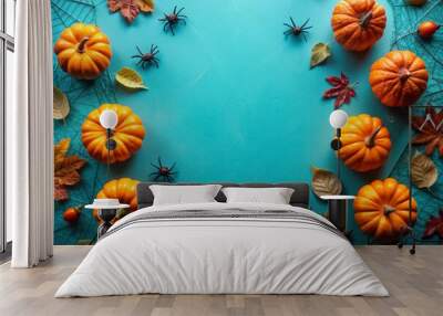 orange and yellow flowers Wall mural