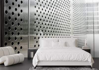 aluminum texture Wall mural