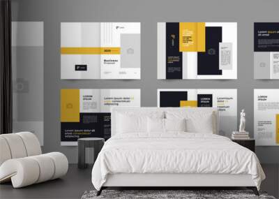 business proposal portfolio brochure design template  Wall mural