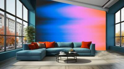 Abstract retro wave grainy noise background texture Wall mural