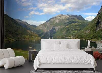 geiranger panorama Wall mural