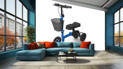 Blue Steerable Knee Scooter PNG Wall mural