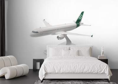 Jet Airliner Scale Model with Stand PNG Wall mural