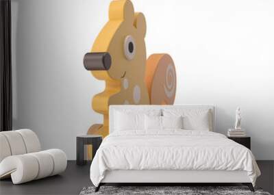 Squirrel Toy PNG Wall mural