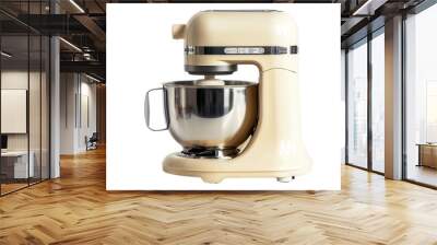 Cream food processor mixer on transparent background Wall mural