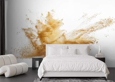 Flying sand transparent background PNG Wall mural