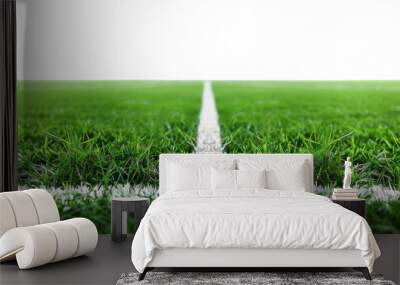 Grass soccer field Wall mural