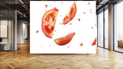 Slice of tomato Wall mural