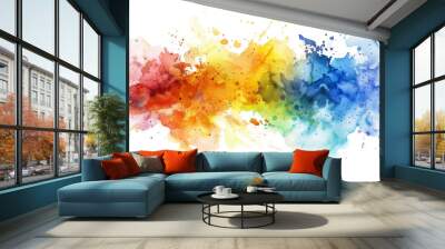 Splattered paint
 Wall mural